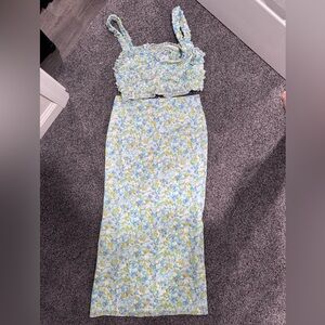 TOBY HEART GINGER skirt- s, top- m